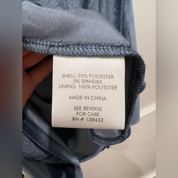 ModCloth Fervour Blue Velvet Dress with pockets - Picture 5 of 6